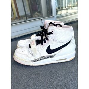 Nike Air Jordan Legacy 312 High Size 6.5 Youth White Pink Foam AT4040-106 Shoes